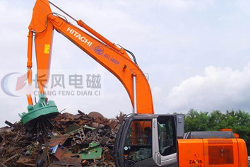 挖掘機配起重電磁鐵